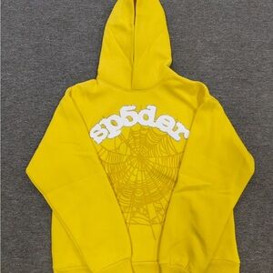 Yellow Spider Graphic Hoodie